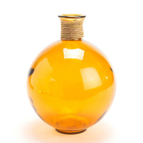 Amadeus - Vase Artémis Rafia 25cm ocre