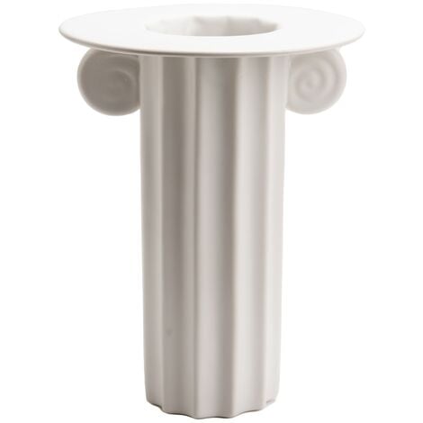 Amadeus - Vase colonne blanc 25 cm