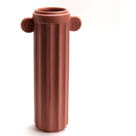 Amadeus - Vase colonne terracotta 31 cm