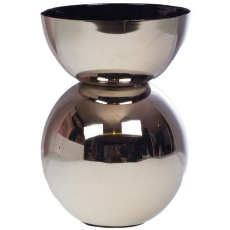 Amadeus - Vase Contempo silver en métal
