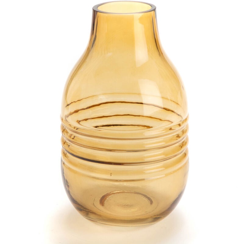 Vase Goutte moutarde 22 cm - Amadeus