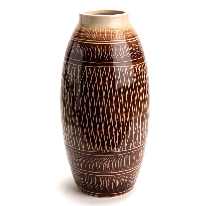 Vase Kimia Marron 38 cm - Amadeus
