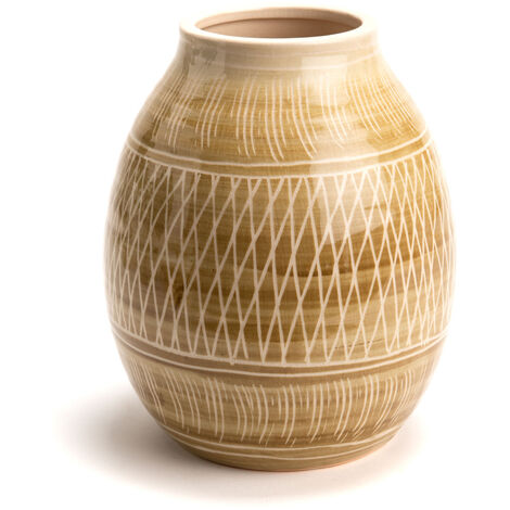 Amadeus - Vase Kimia taupe 20 cm