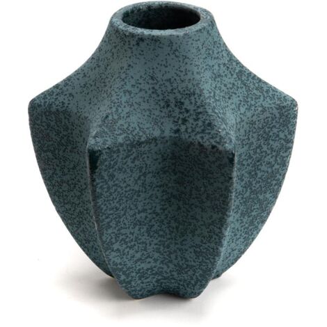 Amadeus - Vase Melina bleu hauteur 17 cm