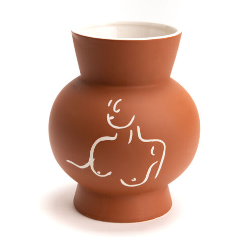 Amadeus - Vase terracotta femme buste