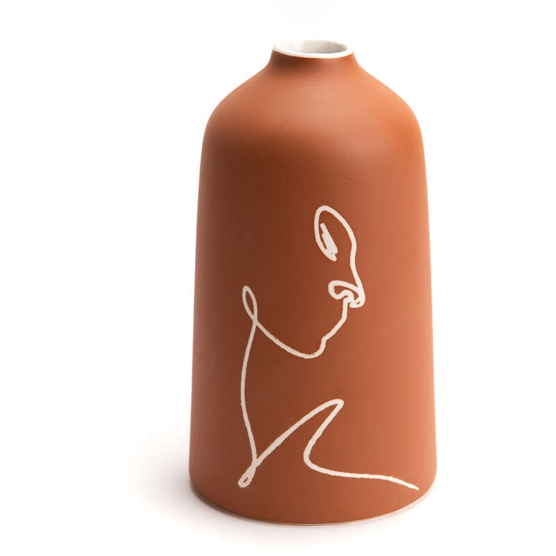Vase terracotta femme corps - Amadeus