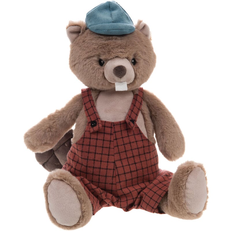 Peluche Victor le castor - Décoré - Amadeus