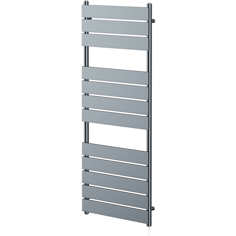 Amaldi Anthracite 1200mm x 500mm Electric Heated Towel Rail - Wholesale Domestic