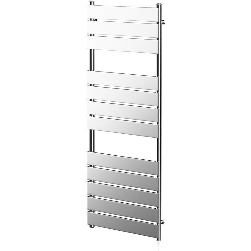 Amaldi Chrome 1200mm x 500mm Electric Heated Towel Rail - Wholesale Domestic