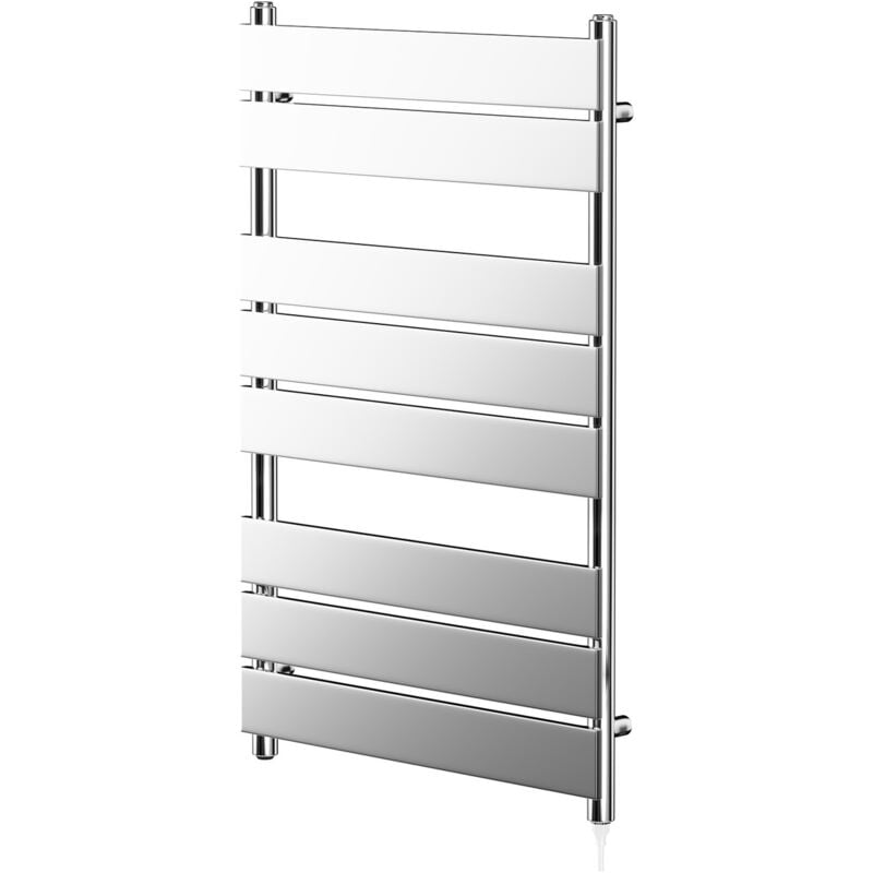 Amaldi Chrome 800mm x 500mm Electric Heated Towel Rail - Wholesale Domestic