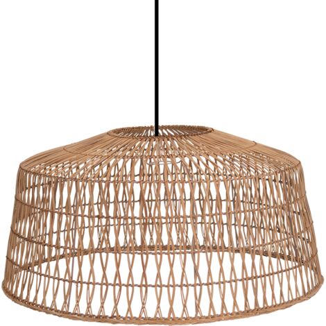 AMALFI ø79x38 cm Lámpara colgante de cable. Fabricada en fibras naturales. Bombilla no incluida
