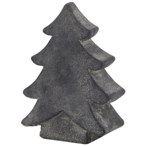 Amalfi Small Christmas Tree - Ceramic - L5 x W12 x H17 cm - Grey