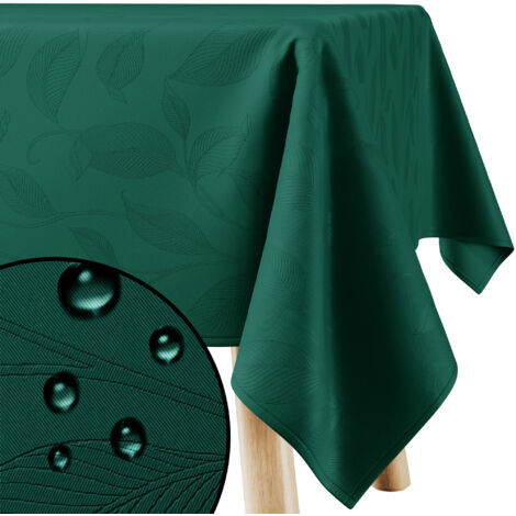 AMALU Tischdecke, 1 cm Futter, Filumi fleckenabweisende Tischdecke, Creme, 140 x 300