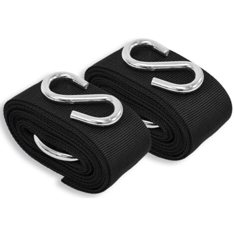 Kit Per Appendere Amaca Ad Albero AMANKA - Cinghia Da 300 Cm, Portata 150 Kg, Con Moschettoni