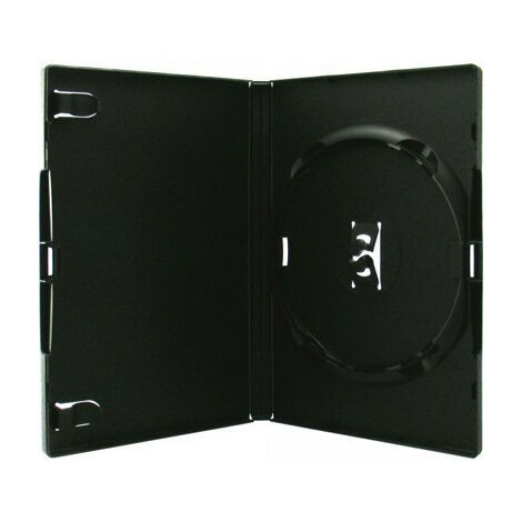 Amaray Boîtier DVD (14mm ,noir) haute qualité pour un CD/DVD (D20056)