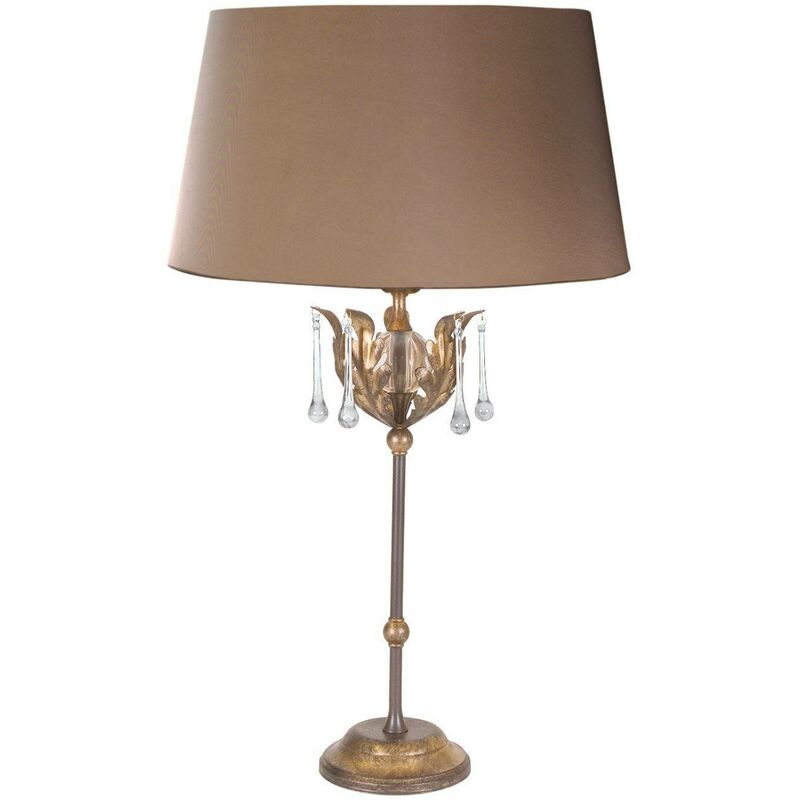 Elstead Lighting - Elstead Amarilli - 1 Light Table Lamp Gold, Bronze, E27