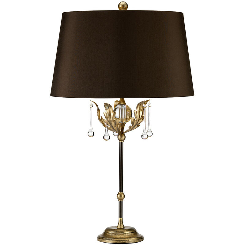 Amarilli - 1 Light Table Lamp Gold, Bronze, E27 - Elstead