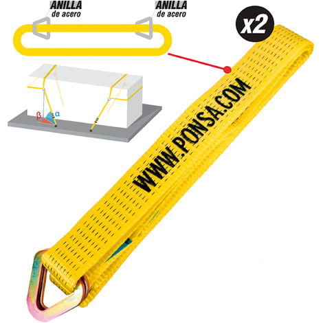 Amarre diagonal Ponsa Kit 2 unidades 5,60M-P/2Palet