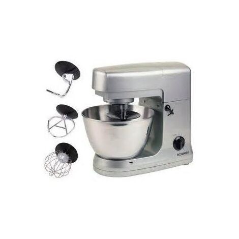 Amasadora Batidora 5 Litros Con Motor 1400W Color Gris