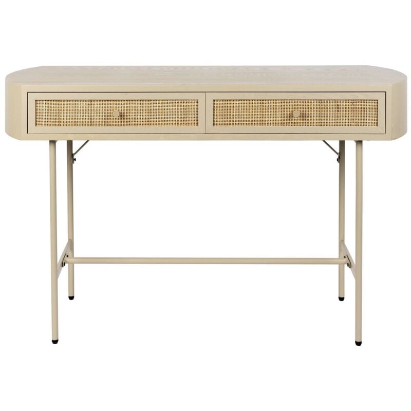 Drawer - Console, Console ou bureau amaya Beige en Wood, boite a design
