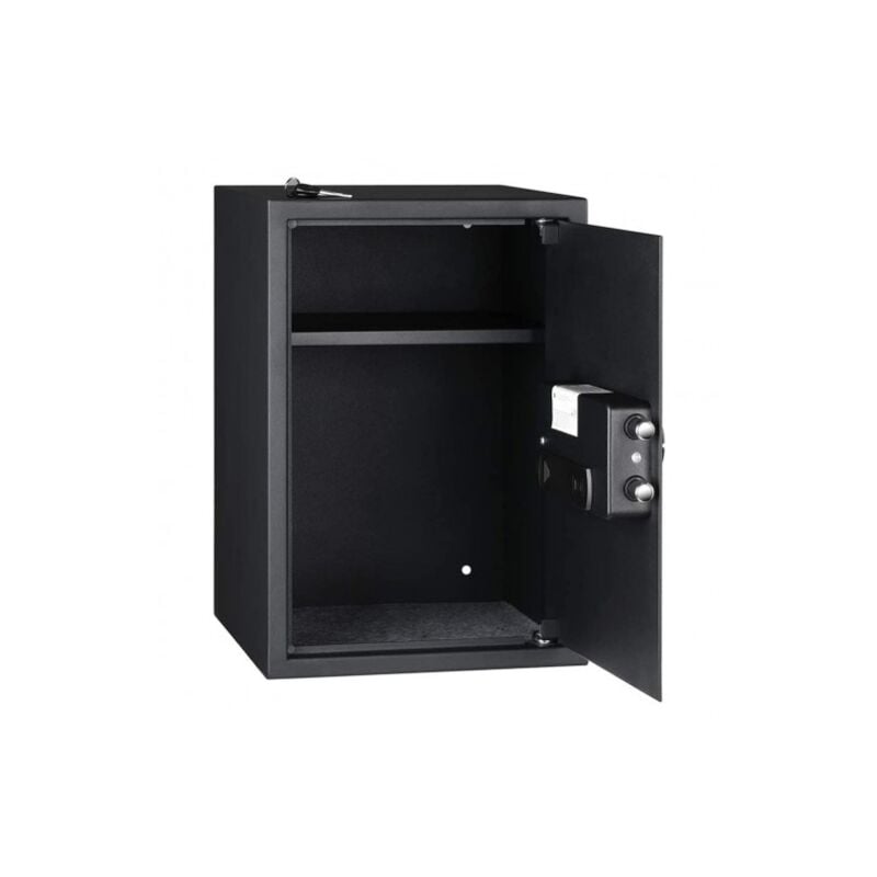 Coffre-fort biométrique à empreintes digitales acier carbone‎ 50FIC - 50 l, 50 empreintes digitales différentes max, pour stockage