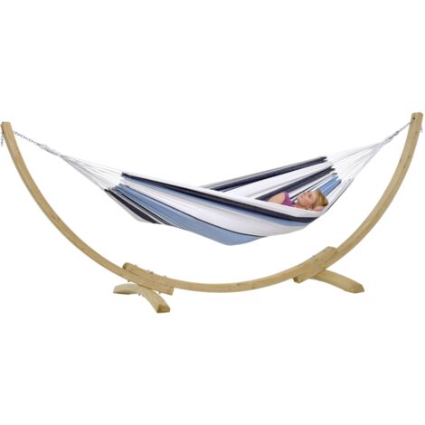 Amazonas Apollo Set Marine, Hängematte, blau/weiß