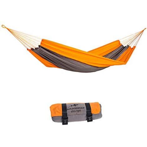 AMAZONAS AZ-1030160 Ultra-Light Silk Traveller Techno Amaca da Escursione, Arancione