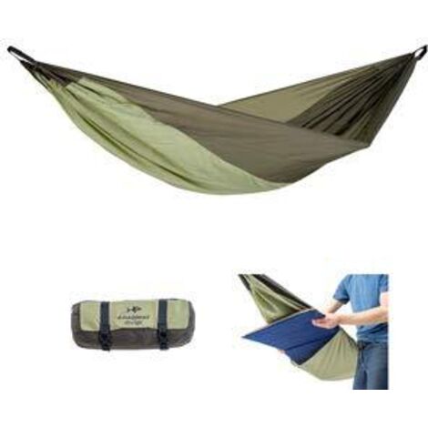 AMAZONAS AZ-1030185 Ultra-Light Silk Traveller Thermo Amaca da Escursione, Verde Oliva, Verde Oliva, Null