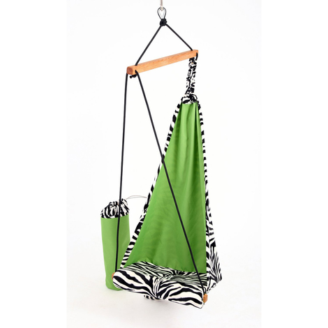 Amazonas Kids Mini Hanging Chair In Zebra Print Az 2030771