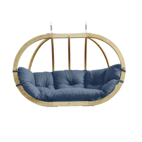 AMAZONAS Mehrpersonen Hängesessel Globo Royal Chair Brisa inkl. Sitzkissen und zwei Spiralfedern