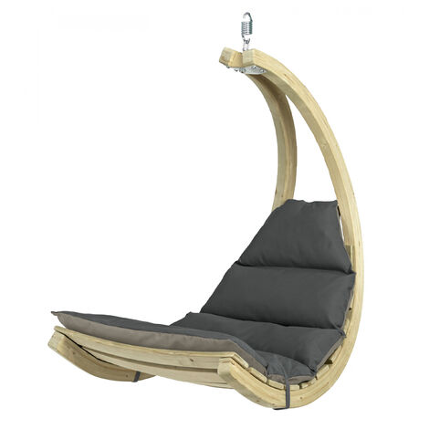Amazonas Swing Chair Anthracite, Hängesessel, anthrazit/taupe