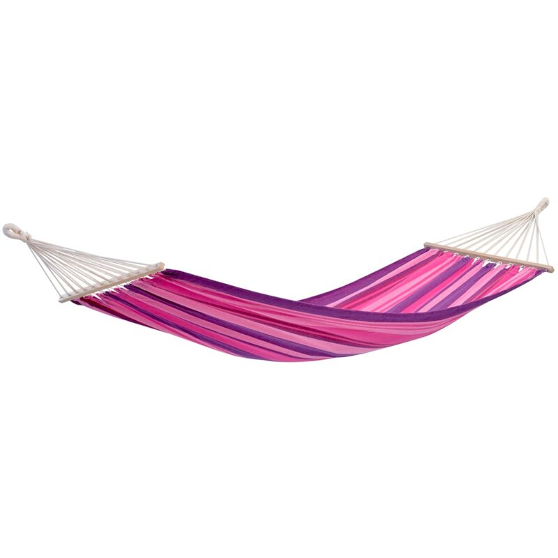 Amazonas Tonga Candy Hängematte Stabhängematte Wetterfest 200cmx100 Cm Lila/rosa