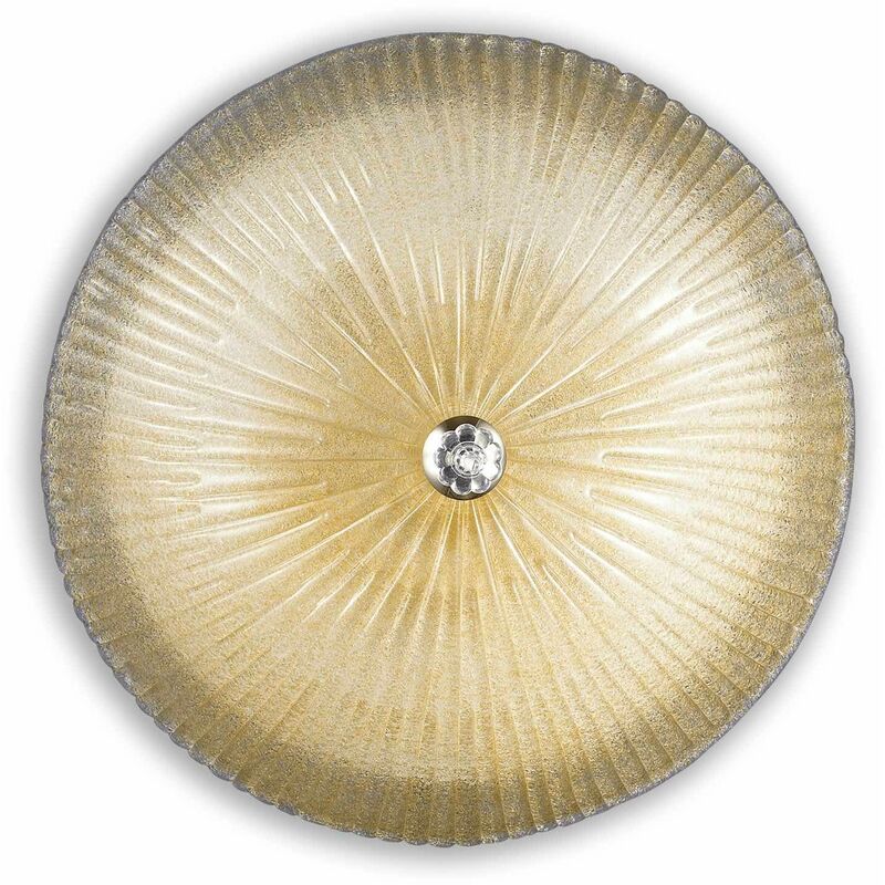 01-ideal Lux - Amber SHELL Deckenleuchte 6 Glühbirnen
