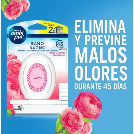 Ambi Pur Fiori eleganti deodorante da bagno, 1 pz.