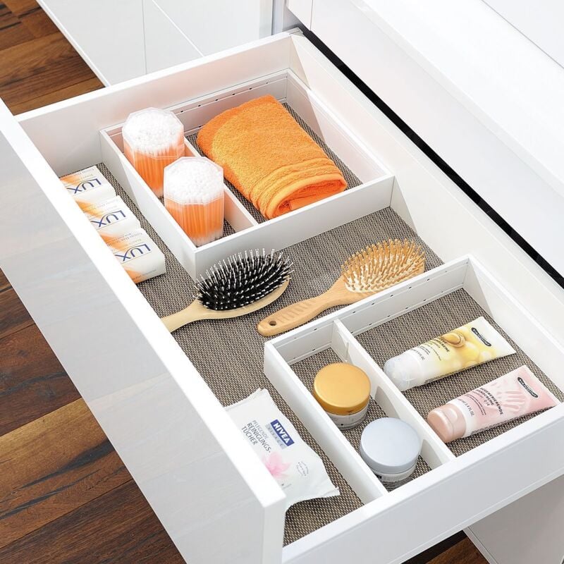 Blum - Tiroir structure acier anthracite Lbx 100X500 - ambialine - Séparateur métallique pour tiroirs Legrabox de