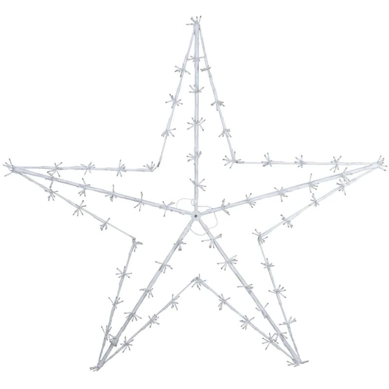 

Estrella de luz de Navidad con 520 LEDs 150 cm - Blanco - Ambiance