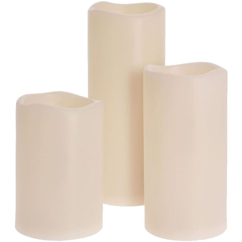 

Juego de velas LED 3 piezas con mando a distancia - Verde - Ambiance