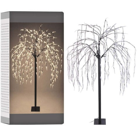 Ambiance Sapin de Noël saule avec 400 LED 180 cm