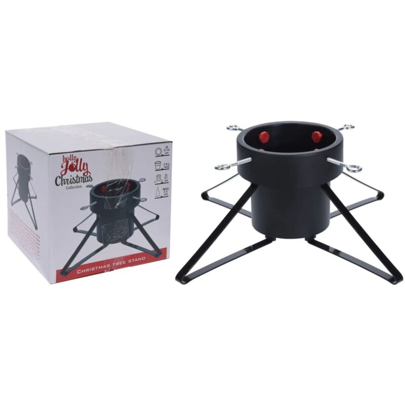 

Soporte de árbol de Navidad negro 2,5 m - Negro - Ambiance