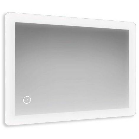 Specchio led bagno 70x120 cm reversibile con sensore touch-screen