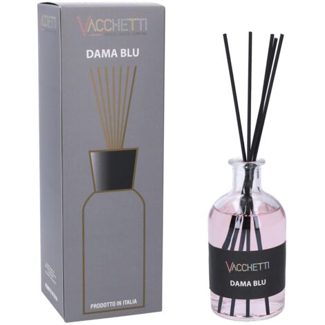 Ambientador de cristal 250 ml dama blu cmø6h24