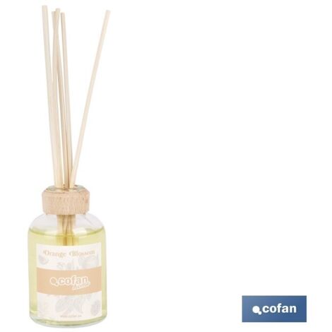Ambientador de varillas aroma azahar 50 ml con fragancia fresca y natural