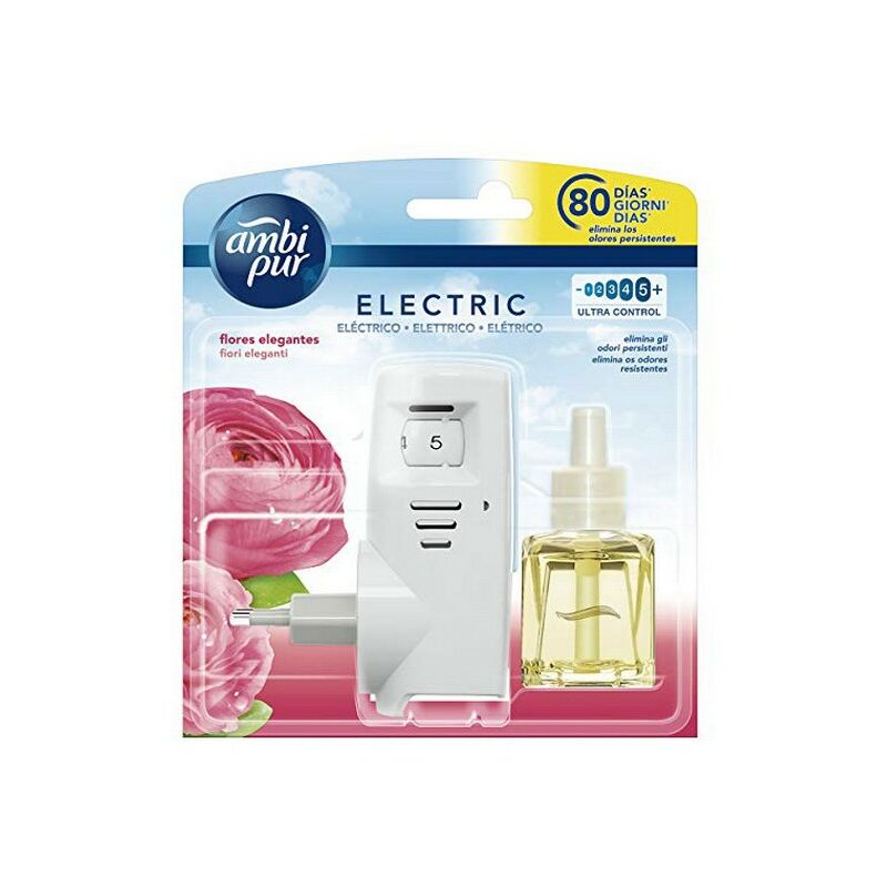 

Ambientador Eléctrico y Recambio Elegante Ambi Pur (21,5 ml)
