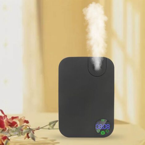 Ambientador inteligente negro con función de temporizador y control táctil, aire acondicionado para habitaciones de hotel y viviendas particulares (150 m²), enchufe estadounidense 100–240 V.