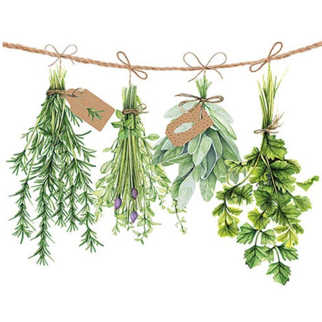 AMBIENTE - SERV. DE TABLE 33CM (20) FLEURS SECHEES FSC Mix