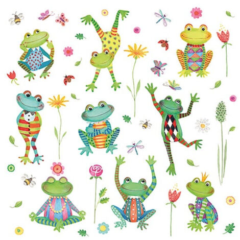 AMBIENTE - SERV. DE TABLE 33CM (20) GRENOUILLES FSC Mix