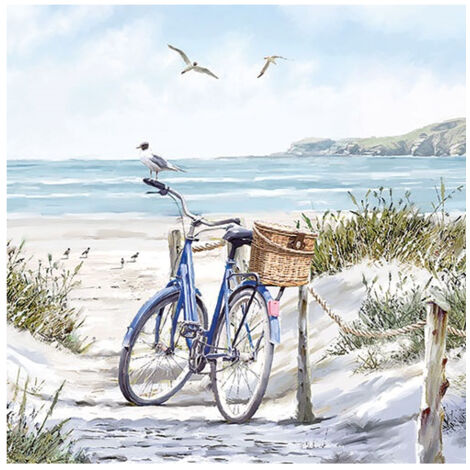 AMBIENTE - SERV. DE TABLE 33CM (20) VELO A LA PLAGE FSC Mix