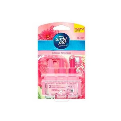 AMBIPUR 3Volution Elegante Blumen Elektrischer Lufterfrischer Nachfüllpack - 21 ml