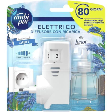 AMBIPUR LENOR PROFUMATORE PER AMBIENTE ELETTRICO + RICARICA 20 ML CAPRI