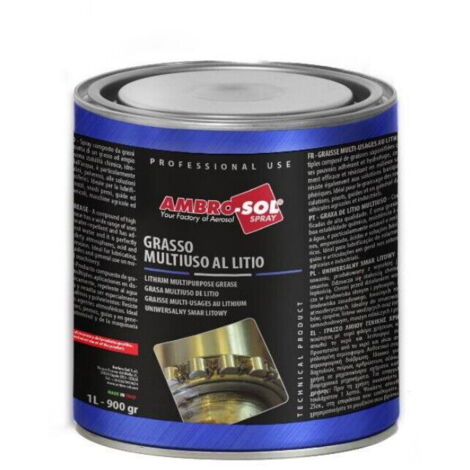 Ambro-sol - g010 grasso multiuso al litio 900gr lubrificante per cuscinetti